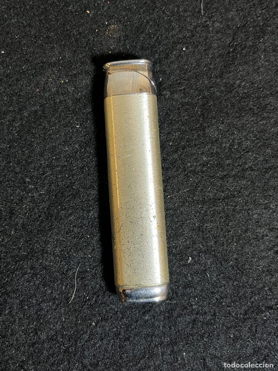 Feuerzeuge: Mechero Vintage Metal Con Funda Abrebotellas Acero Satinado A&ntilde;os 90/2000