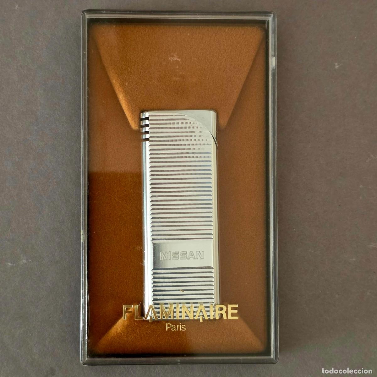 Mecheros: Encendedor Flaminaire Paris-Edicion Especial Promocional NISSAN- con estuche original