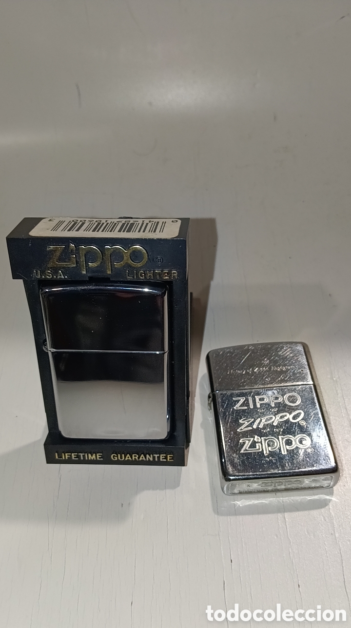 Mecheros: LOTE DOS ZIPPO HIGH POLISH Y LOGOGRAM