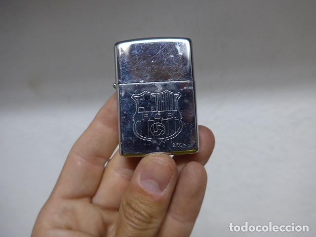 Mecheros: Antiguo mechero zippo original del Futbol Club Barcelona, Bar&ccedil;a.