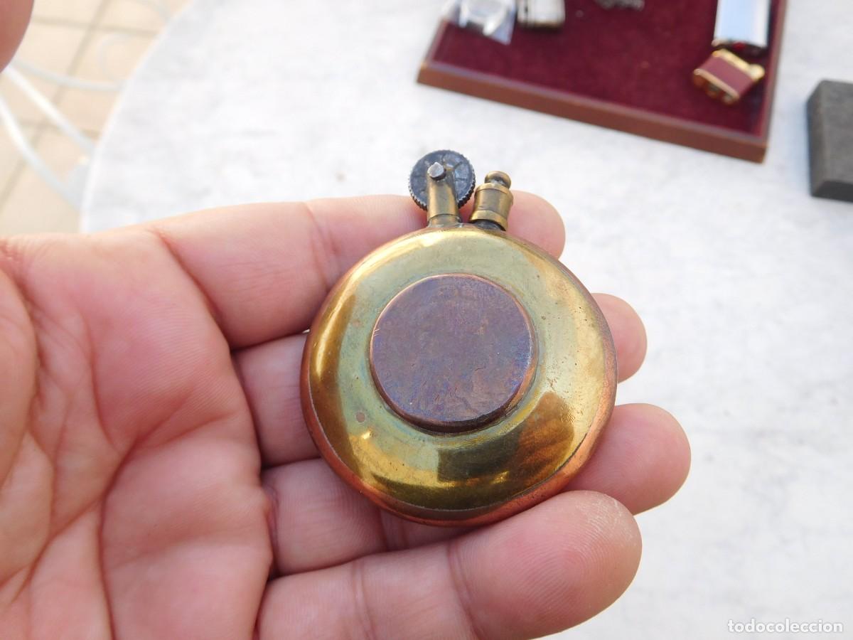 Mecheros: Encendedor de gasolina antiguo arte de trinchera (Funciona)
