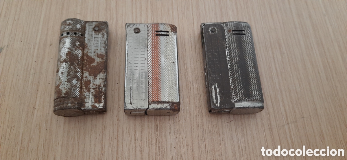 Mecheros: Tres mechero antiguos