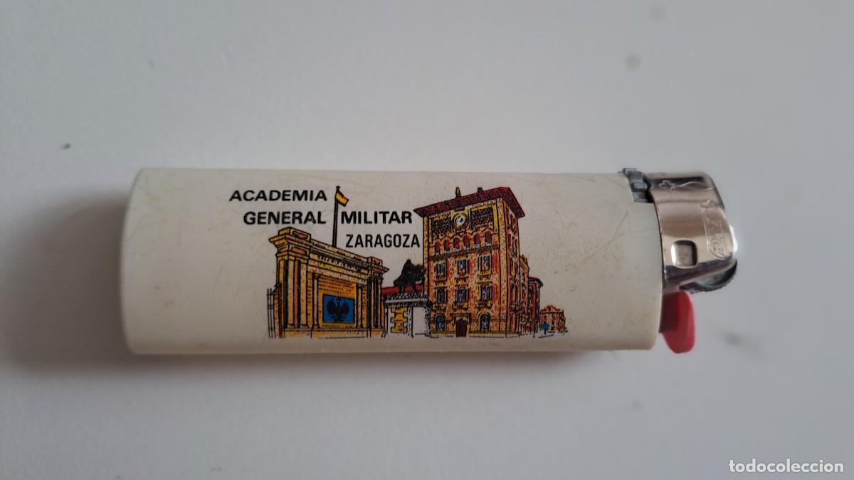 Briquets: ANTIGUO MECHERO MILITAR ACADEMIA GENERA MILITAR ZARAGOZA - PIEZA DE COLECCION