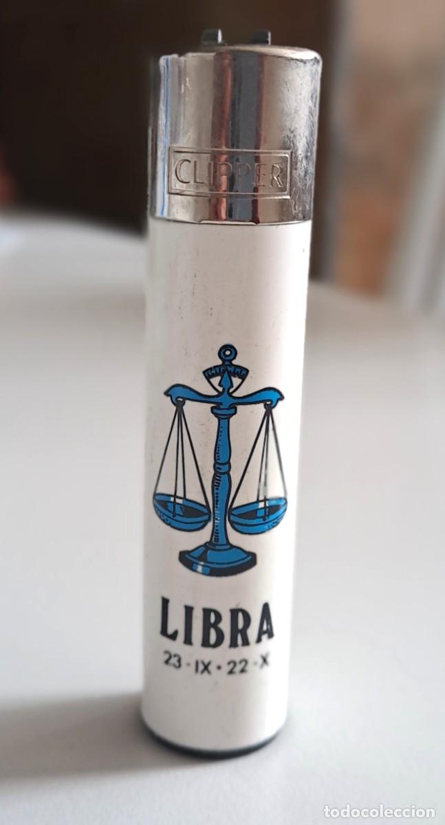 Mecheros: ANTIGUO MECHERO CLIPPER SIGNO ZODIACO LIBRA - PIEZA DE COLECCION