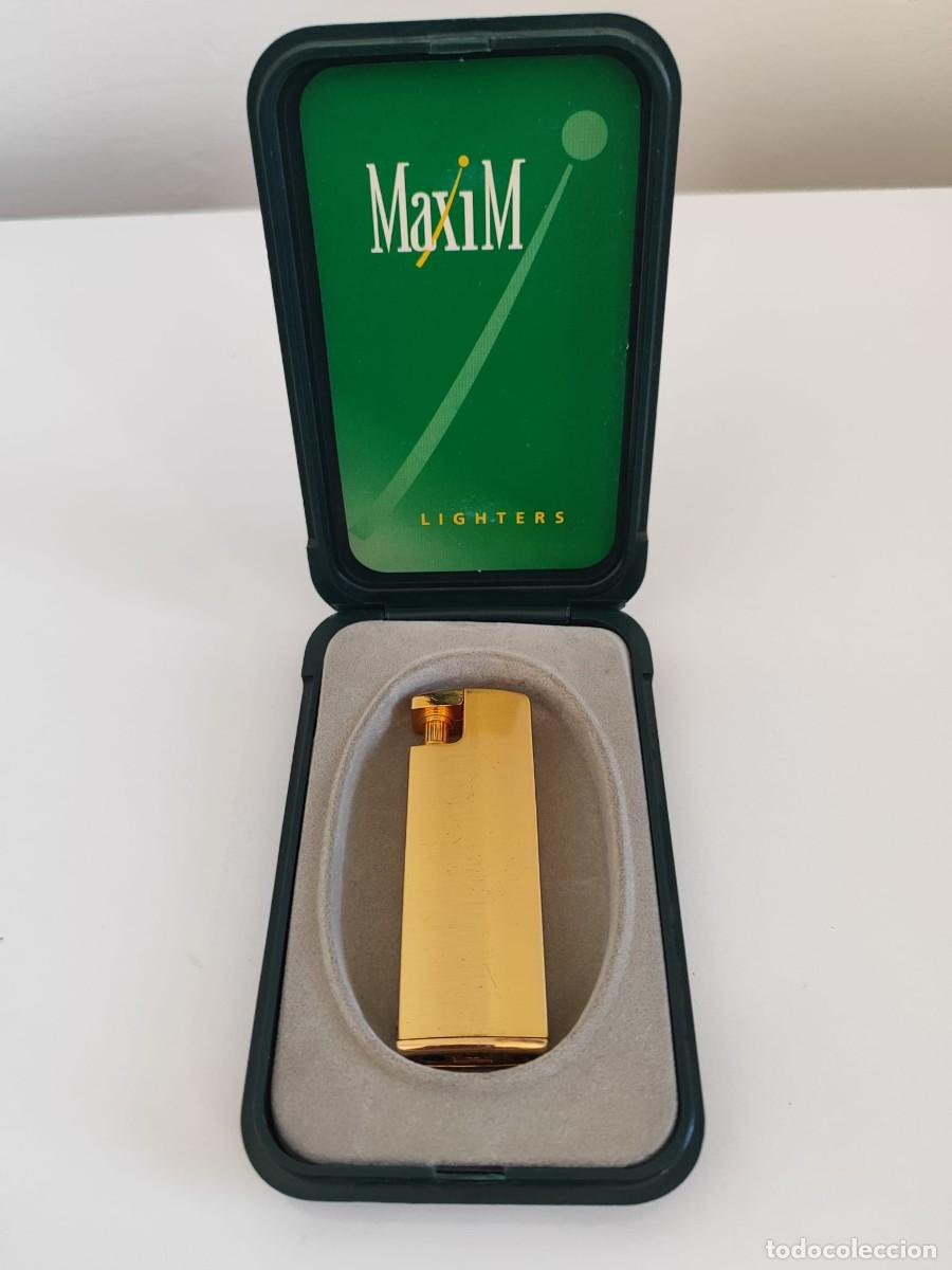 Mecheros: Mechero Maxim Lighters en su estuche original