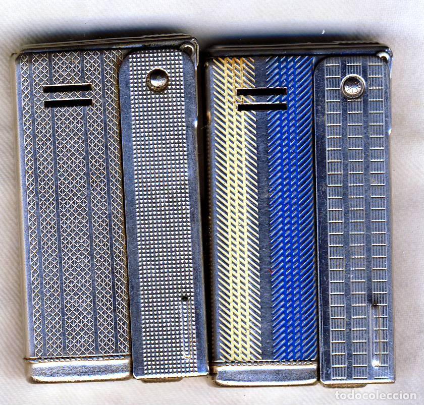 Mecheros: DOS ENCENDEDORES A GASOLINA IMCO STREAMLINE 6800.- MADE IN AUSTRIA.-