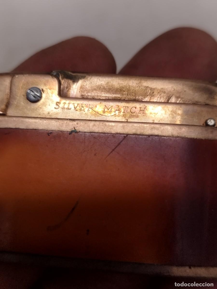 Mecheros: Antiguo mechero Silver Match. Sin probar. - Foto 2