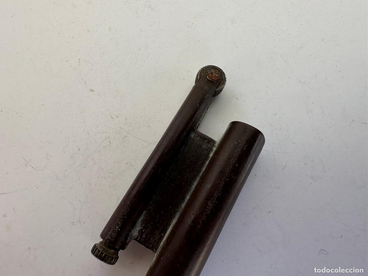 Mecheros: ANTIGUO MECHERO DE LLESCA DE LAT&Oacute;N - Foto 3