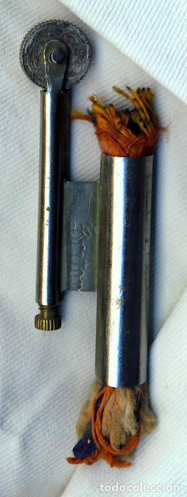 Mecheros: ENCDENDEDOR A GAS SILVER MATCH.- MADE IN AUSTRIA.-