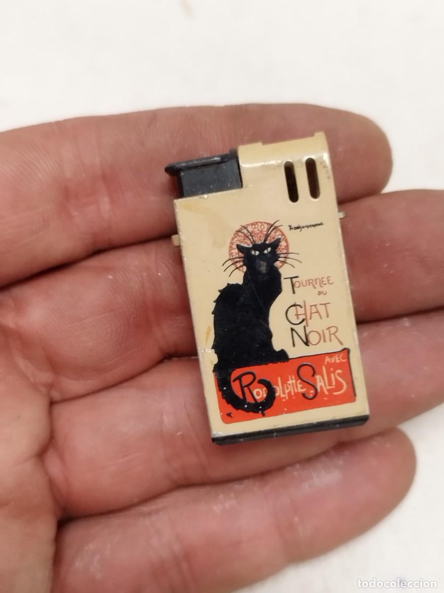 Mecheros: Mechero, encendedor Briquet 1900. Con dise&ntilde;o de gato. Sin probar.