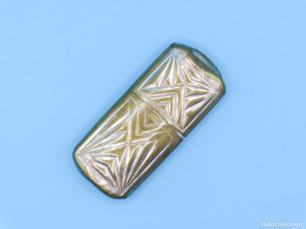 Mecheros: MECHERO ENCENDEDOR DE GASOLINA ANTIGUO ART DECO #3