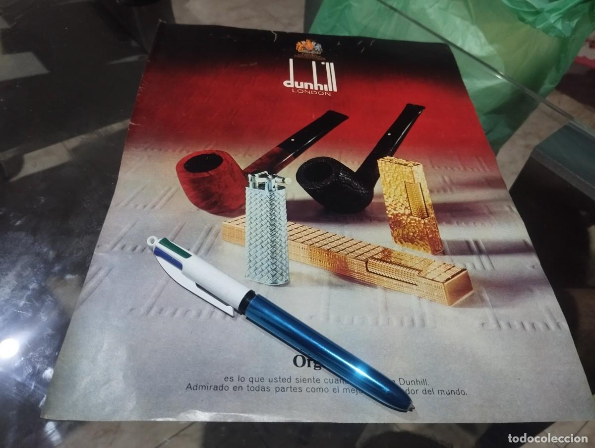 Mecheros: DUNHILL ENCENDEDORES MECHEROS ANUNCIO PUBLICIDAD REVISTA 1975 BONITO PARA ENMARCAR