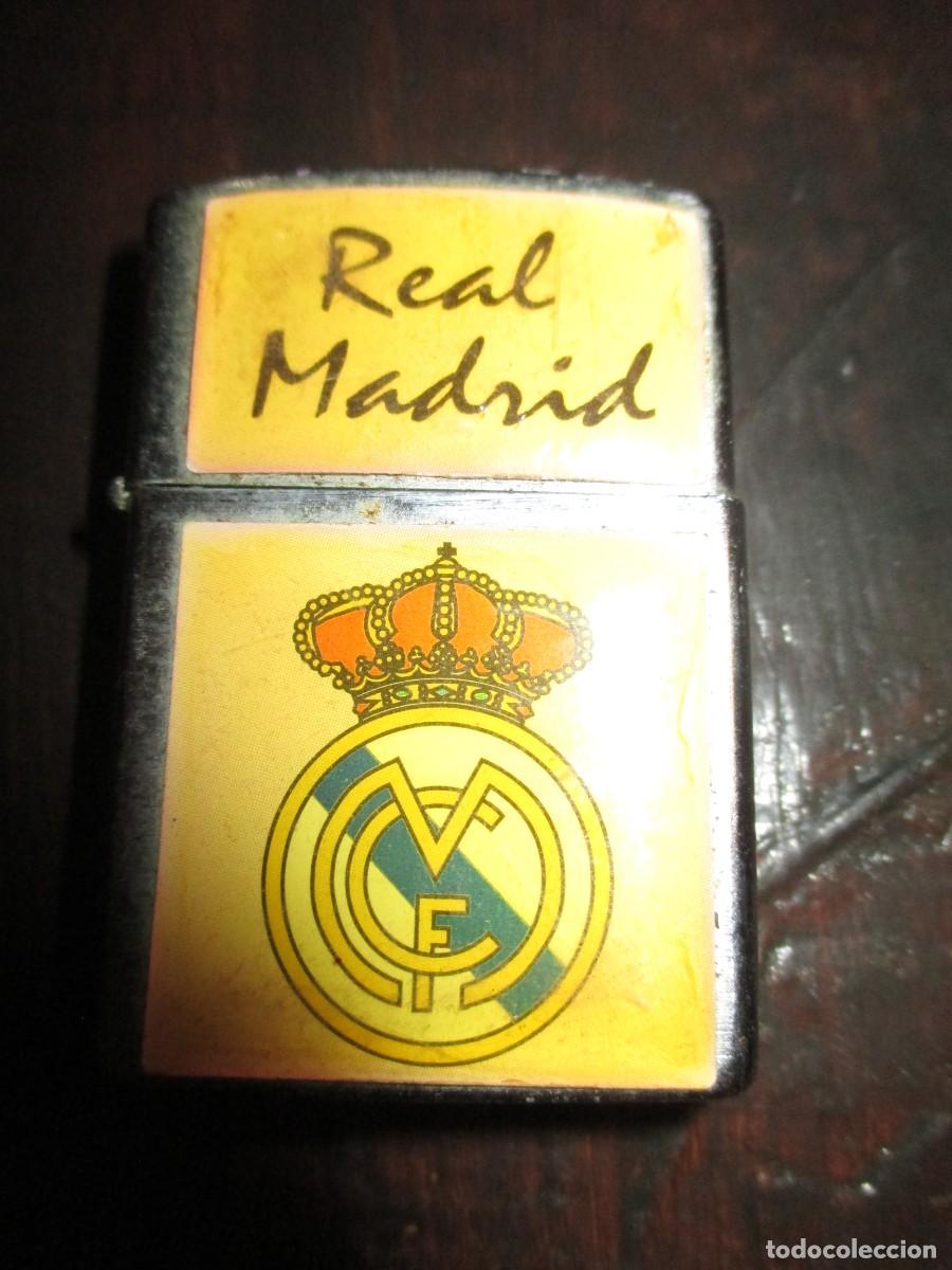 Mecheros: 817- Mechero gasolina Real Madrid - Estilo Zippo (Z-16B) - Excelente estado