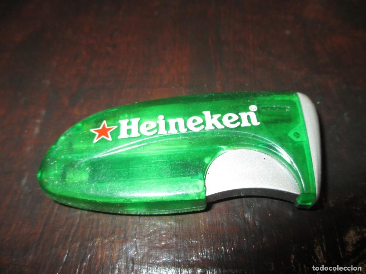 Mecheros: 820- Mechero Colecci&oacute;n Heineken Vintage - Impecable