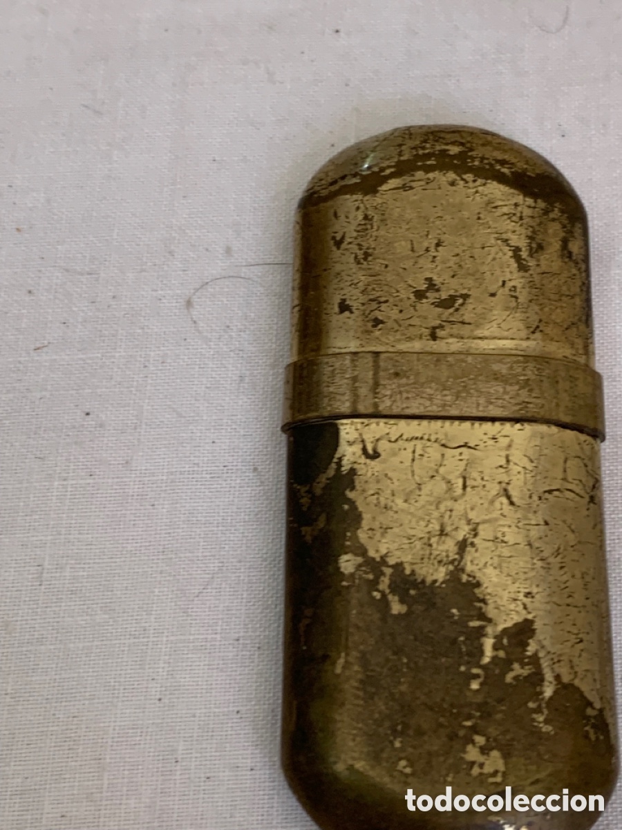 Briquets: Encendedor antiguo Brass N5 con funda
