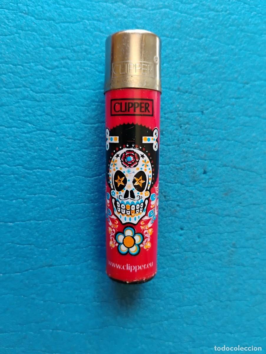 Mecheros: MECHERO CLIPPER CALAVERA- (USADO - FUNCIONA)