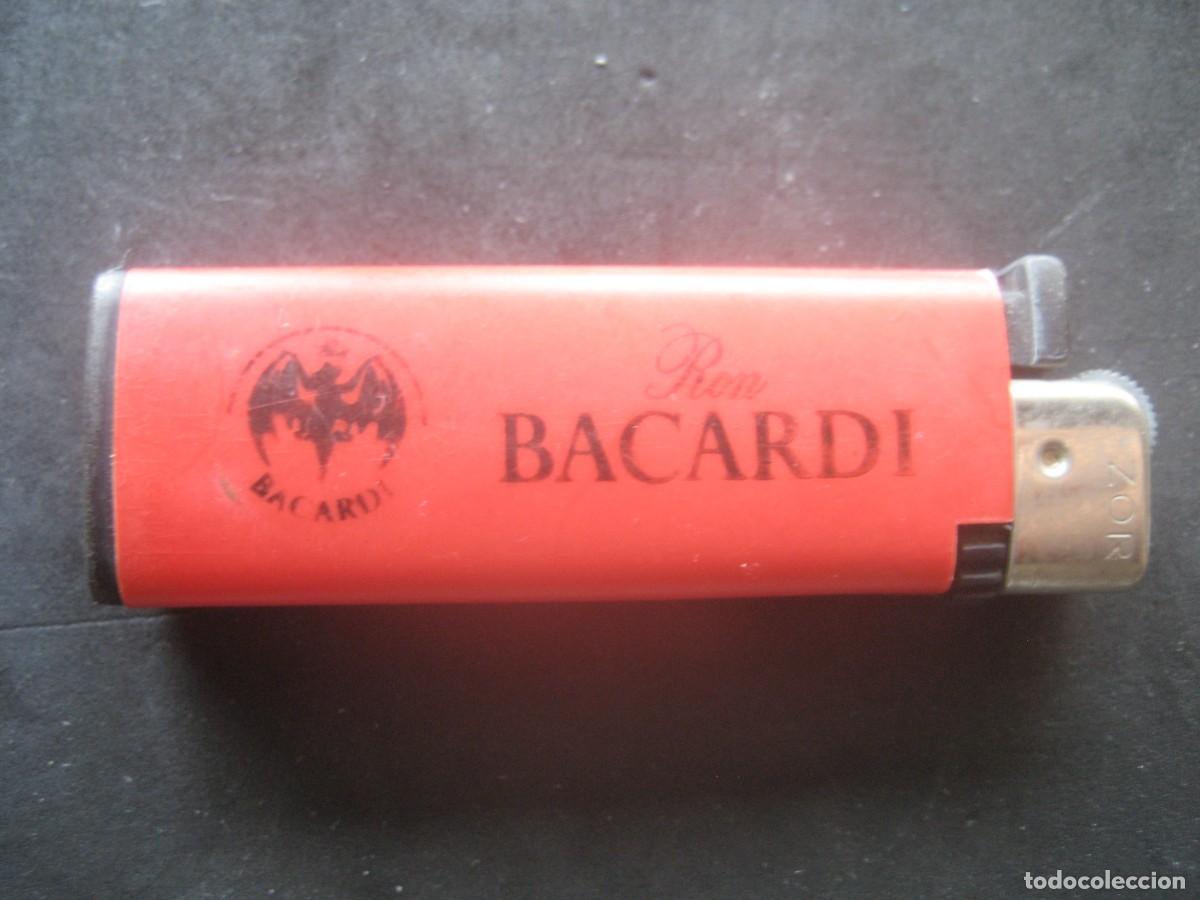 Mecheros: MECHERO ENCENDEDOR PUBLICIDAD RON BACARDI N&ordm;3