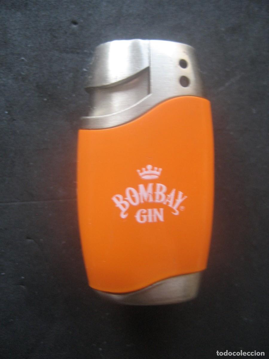 Mecheros: MECHERO ENCENDEDOR PUBLICIDAD GINEBRA GIN BOMBAY