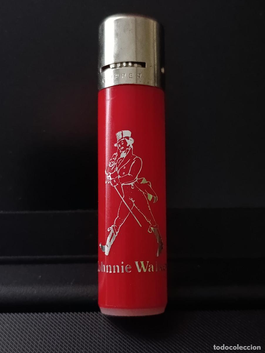 Mecheros: ANTIGUO MECHERO CLIPPER PUBLICIDAD WHISKY JOHNNIE WALKER. REGULABLE. RARO, &Uacute;NICO EN TODOCOLECCION.