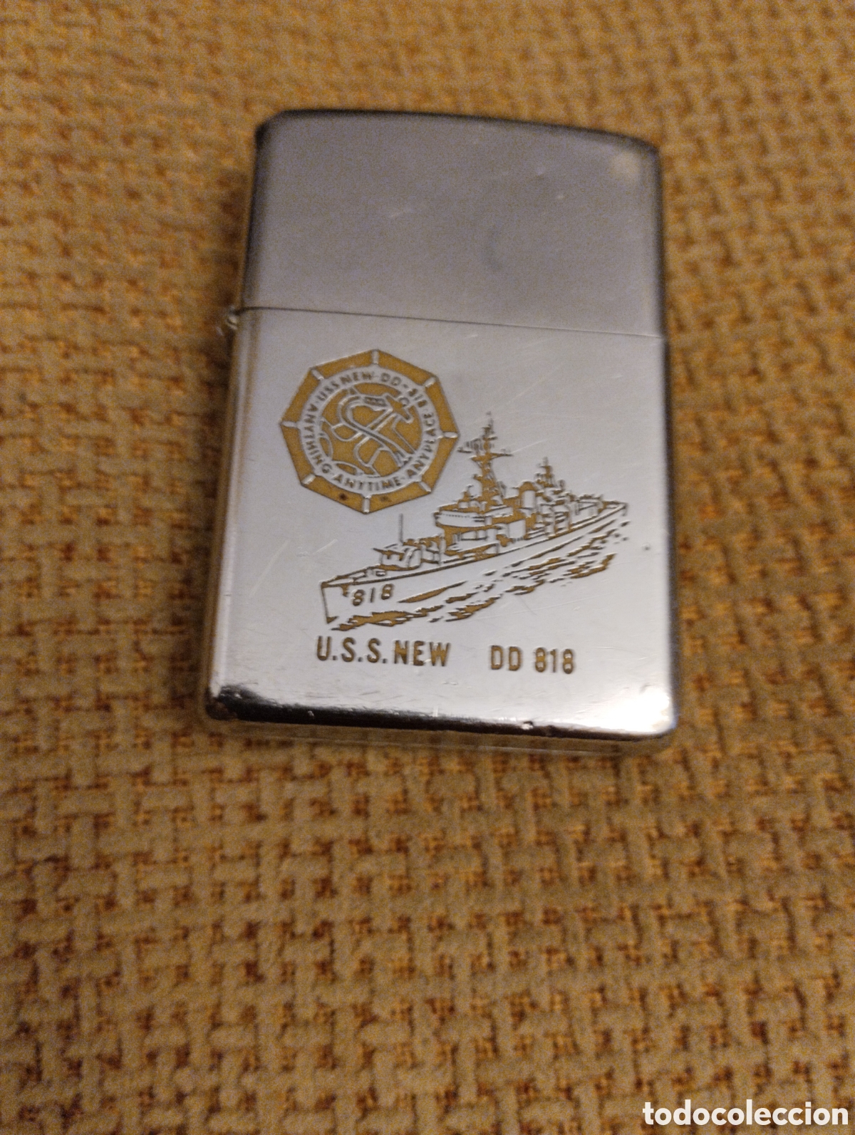Mecheros: Mechero Zippo Destructor U.S.S.New DD 818