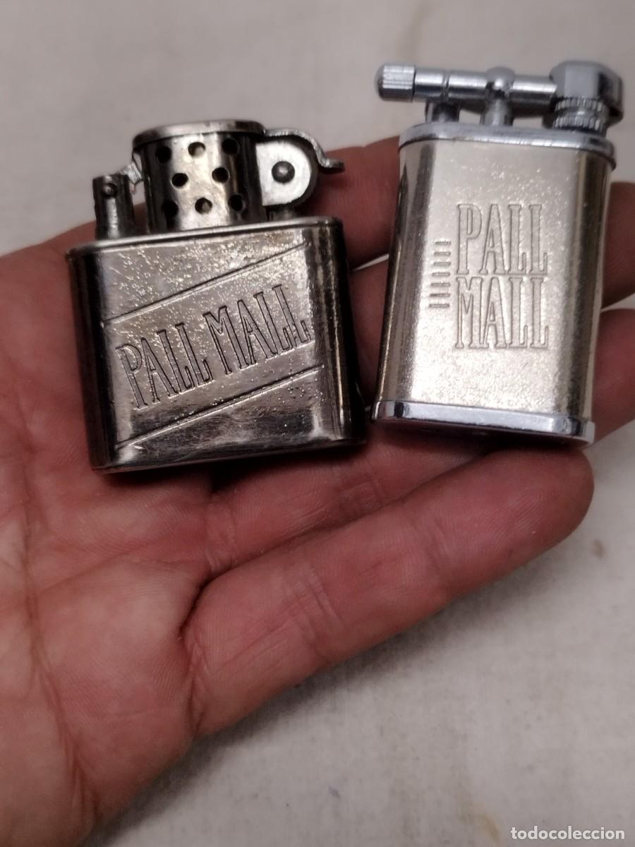 Mecheros: Dos mecheros, encendedores publicidad tabaco cigarros PALL MALL. Sin probar.