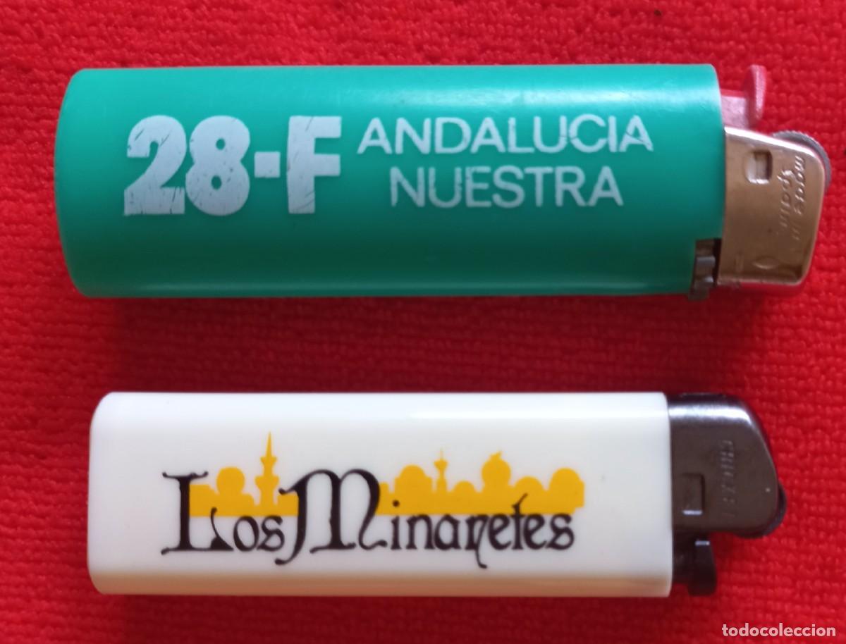 Mecheros: Lote de 2 Mecheros Vintage de Andaluc&iacute;a / Sevilla