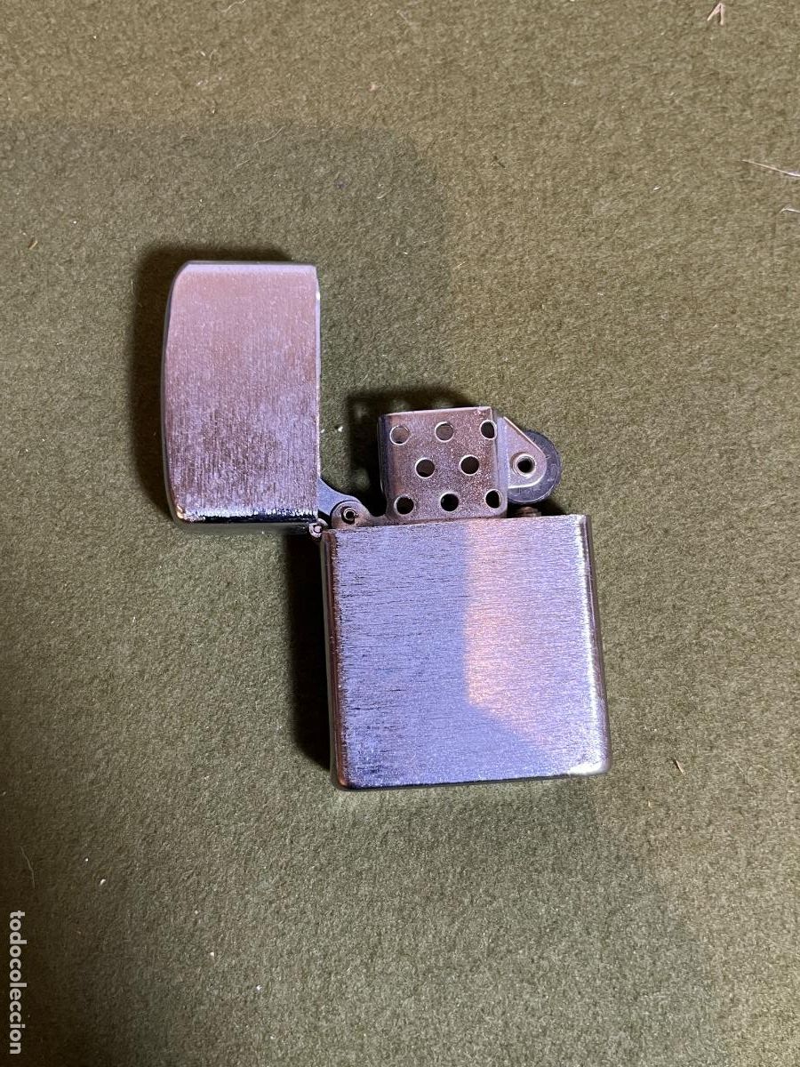 Briquets: Mechero tipo Zippo vintage met&aacute;lico cromado estilo cl&aacute;sico recargable colecci&oacute;n
