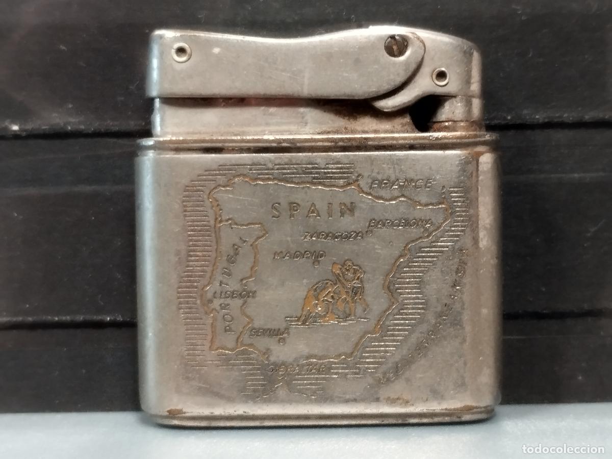 Isqueiros: SEV M28 MECHERO MYLFLAM. PERSONALIZADO Y MAPA DE ESPA&Ntilde;A. TOROS. BUENA CALIDAD. VER FOTOS.