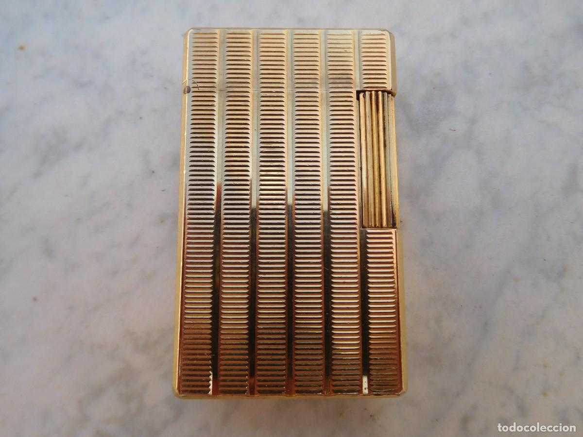 Mecheros: Encendedor vintage de gas Dupont mechero (Funciona)
