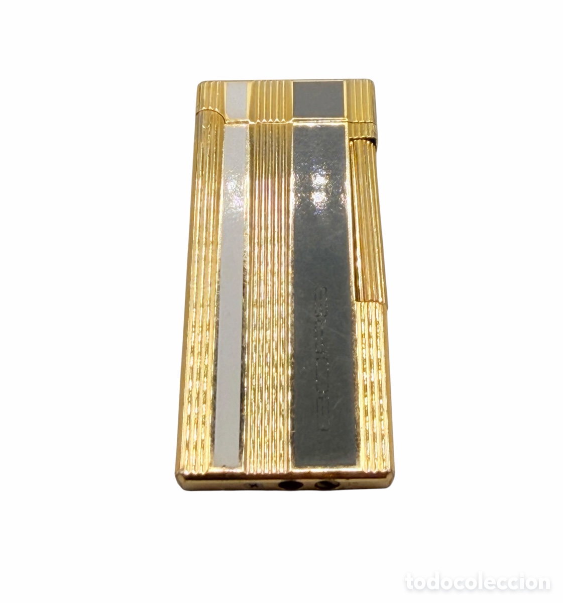 Briquets: Mechero Dorado Art D&eacute;co