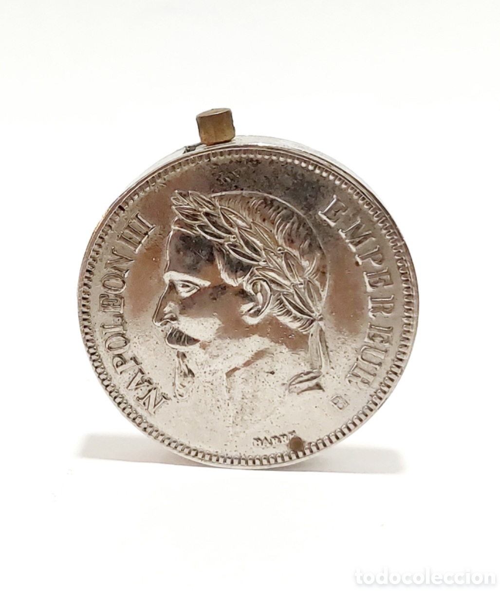 Mecheros: Mechero en forma de moneda Napole&oacute;n III - Foto 4