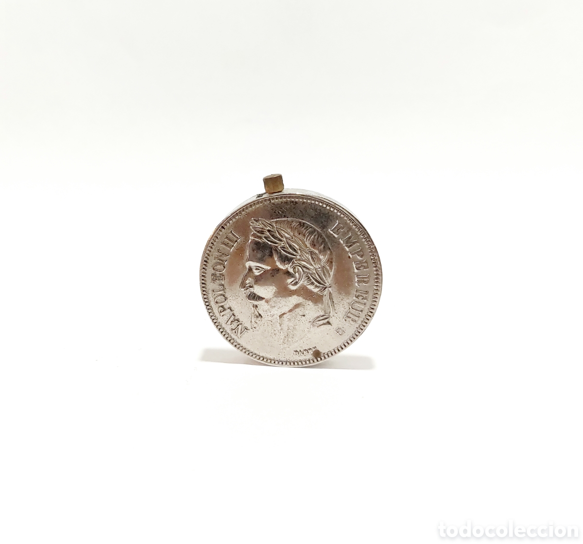 Mecheros: Mechero en forma de moneda Napole&oacute;n III - Foto 3