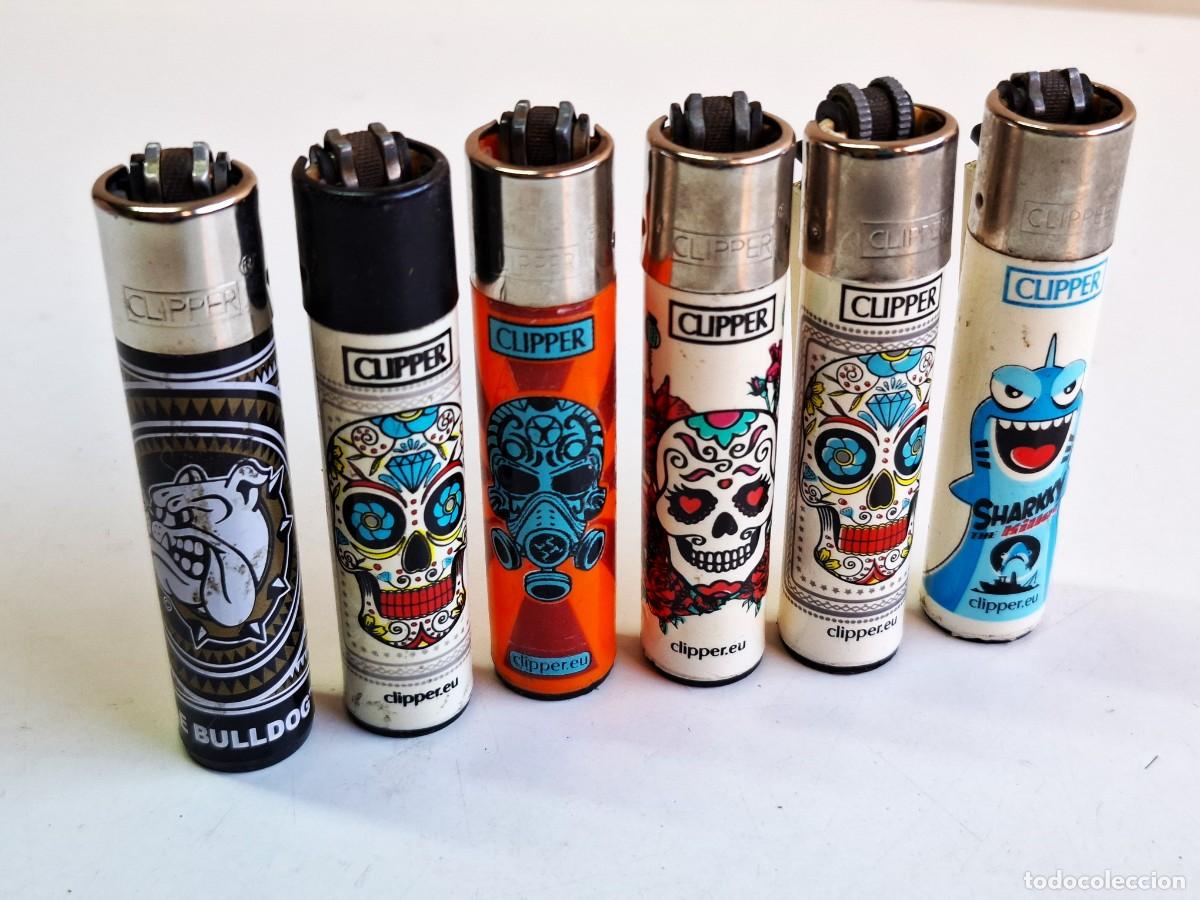 Briquets: LOTE DE MECHEROS RASCADOR CLIPPER - SI FUNCIONAN