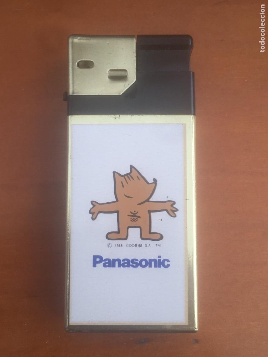 Mecheros: mechero cobi publicidad panasonic juegos olimpicos barcelona 1992