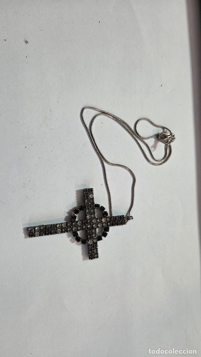 Mecheros: crucifijo de collar alpaca