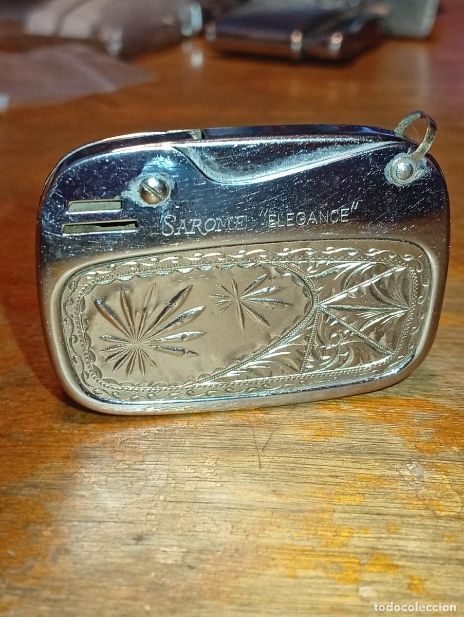 Mecheros: BONITO ENCENDEDOR SAROME CACHAS GRABADAS PLATA? MECHERO JAPAN VINTAGE A&Ntilde;OS 60
