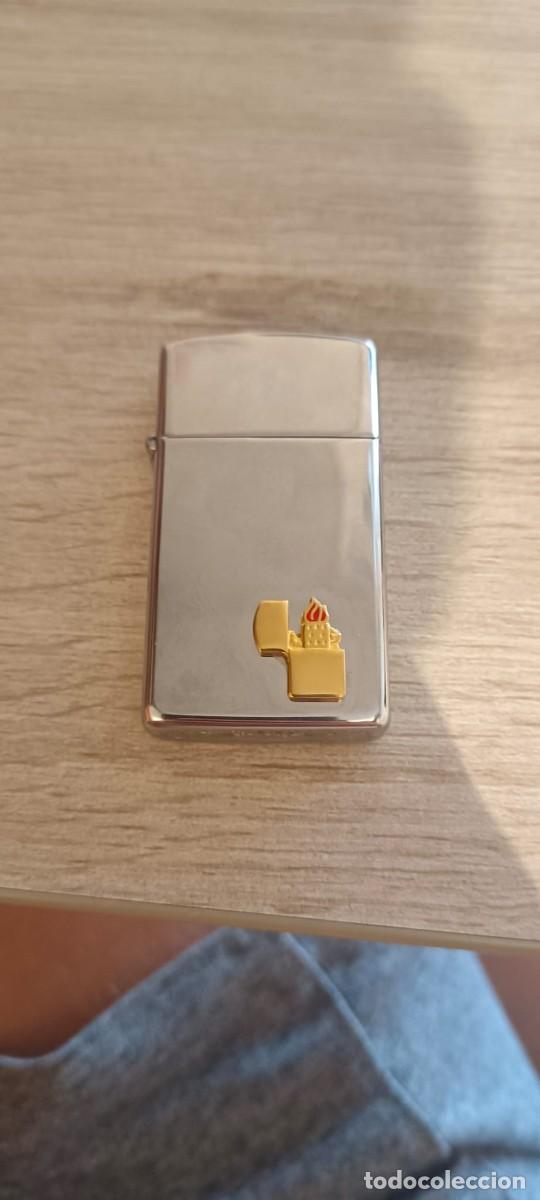 Mecheros: Encendedor Zippo Slim pulido XI (1995) sin usar