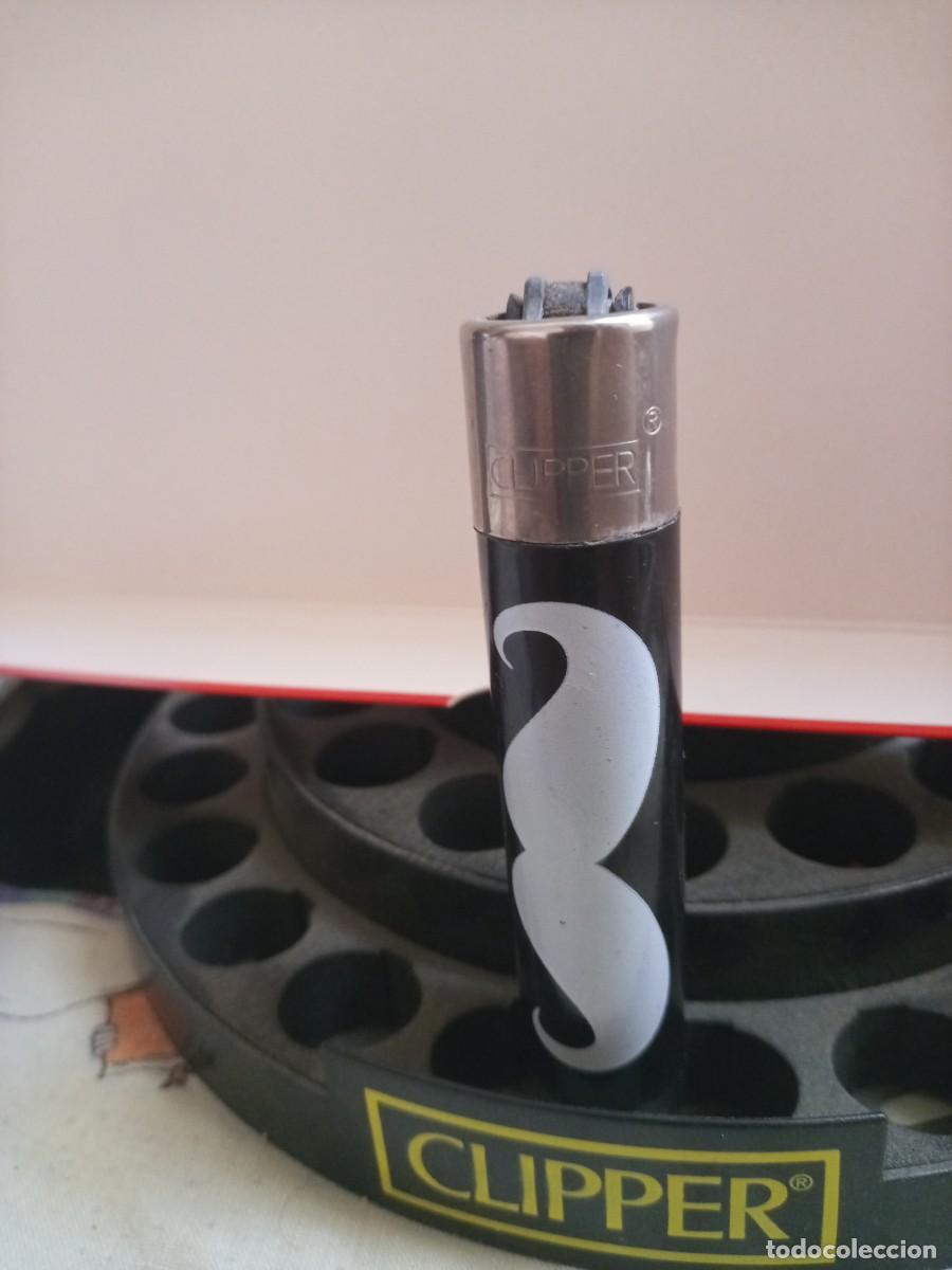 Mecheros: Mechero/encendedor Clipper lighter. Bigote.