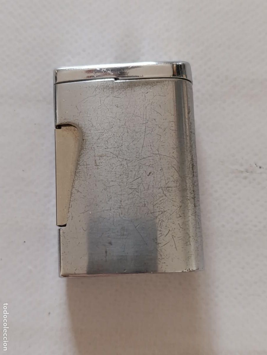 Mecheros: ANTIGUO MECHERO ENCENDEDOR RONSON - VINTAGE - METAL PLATEADO - MADE IN ENGLAND (V7D)