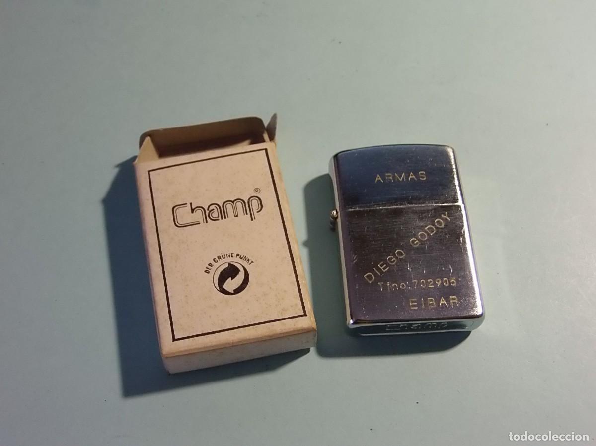 Lighters: MECHERO TIPO ZIPPO PERSONALIZADO - ARMAS DIEGO GODOY, EIBAR - SIN USAR.,