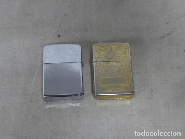 Mecheros: Lote de 2 antiguo mechero zippo originales