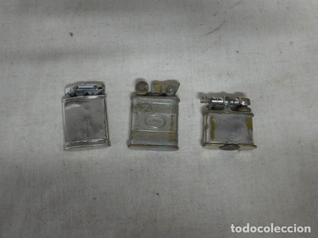 Mecheros: Lote de 3 antiguos mecheros a identificar