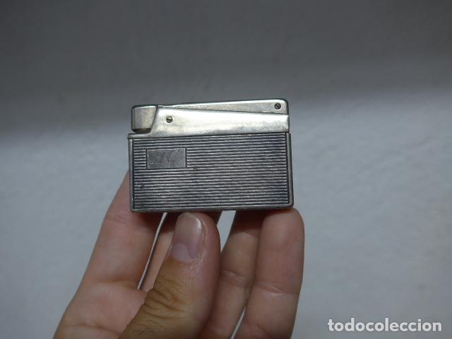 Mecheros: Antiguo mechero en plata 935 contrastada, marcado KW classic novo.