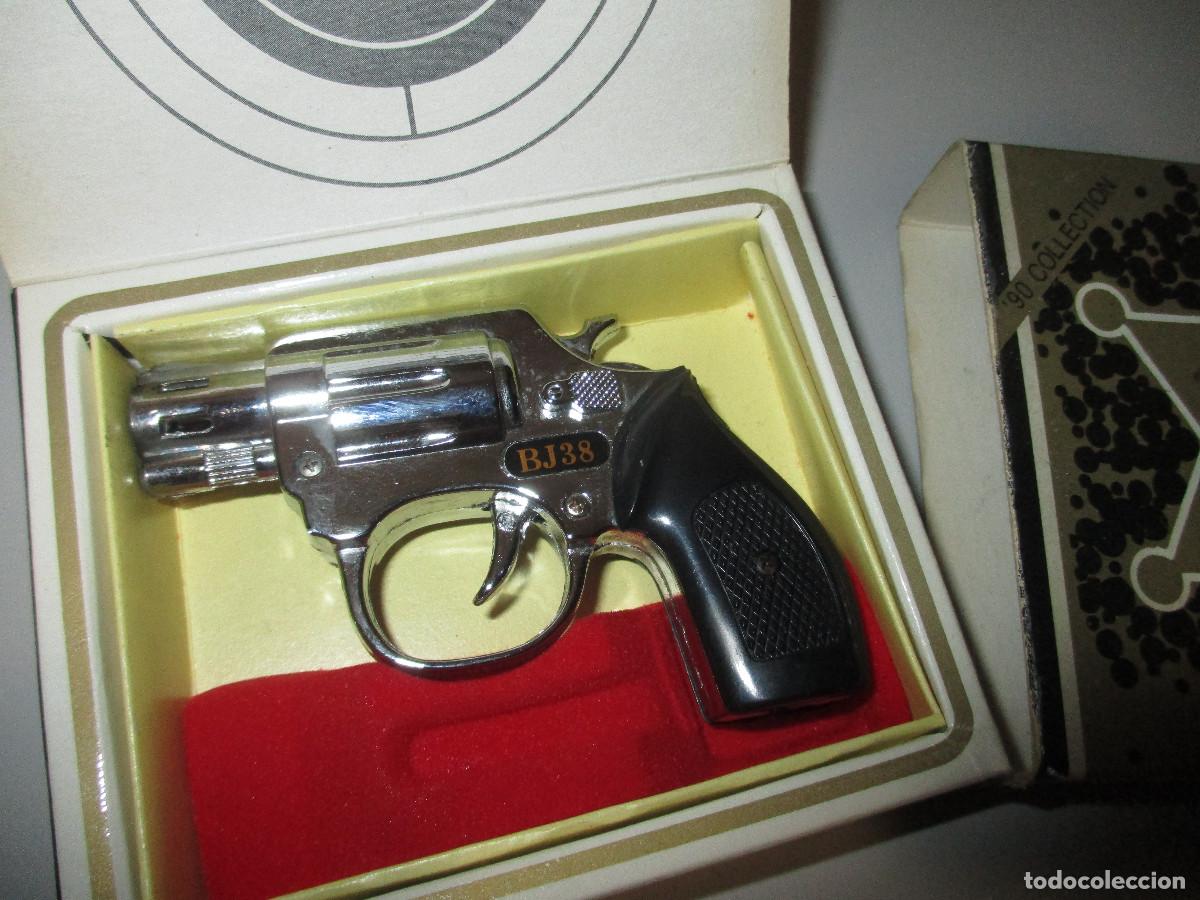 Mecheros: Antiguo mechero, encendedor, PISTOLA, REVOLVER, sheriff 38, HADSON, Germany