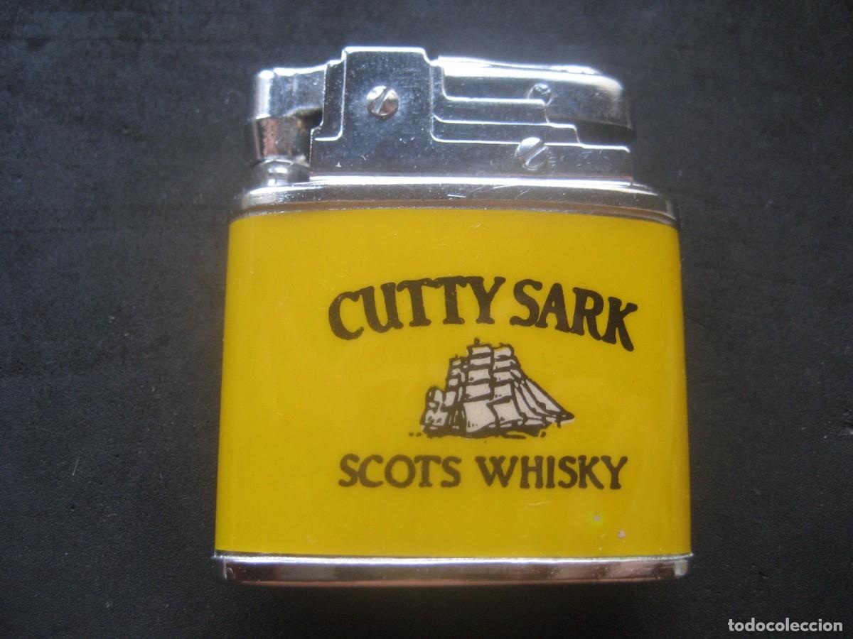 Mecheros: MECHERO ENCENDEDOR A GASOLINA. PLUBICIDAD SCOTS WHISKY CUTTY SARK