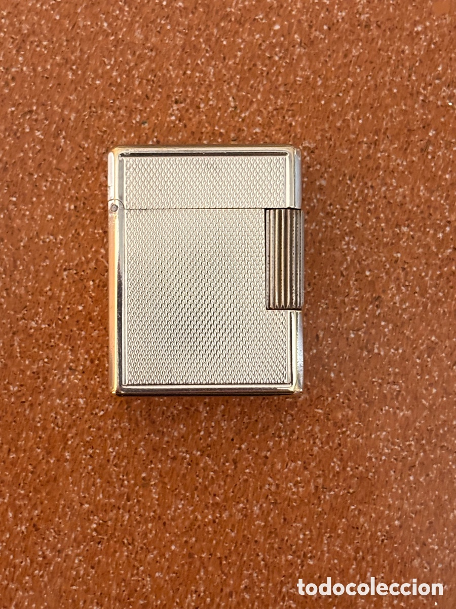 Lighters: Encendedor Vintage S.T. Dupont Ligne 1 - Gasolina (A&ntilde;os 40-50) - Plata