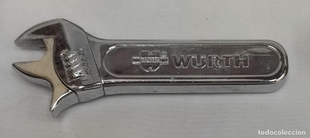 Mecheros: ENCENDEDOR CON FORMA DE LLAVE INGLESA WURTH, MECHERO