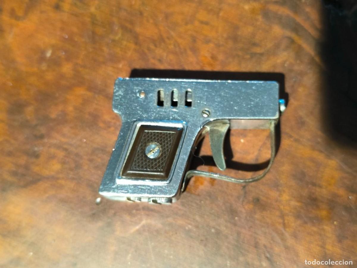 Mecheros: MECHERO GASOLINA PEACE FORMA DE PISTOLA FUNCIONA