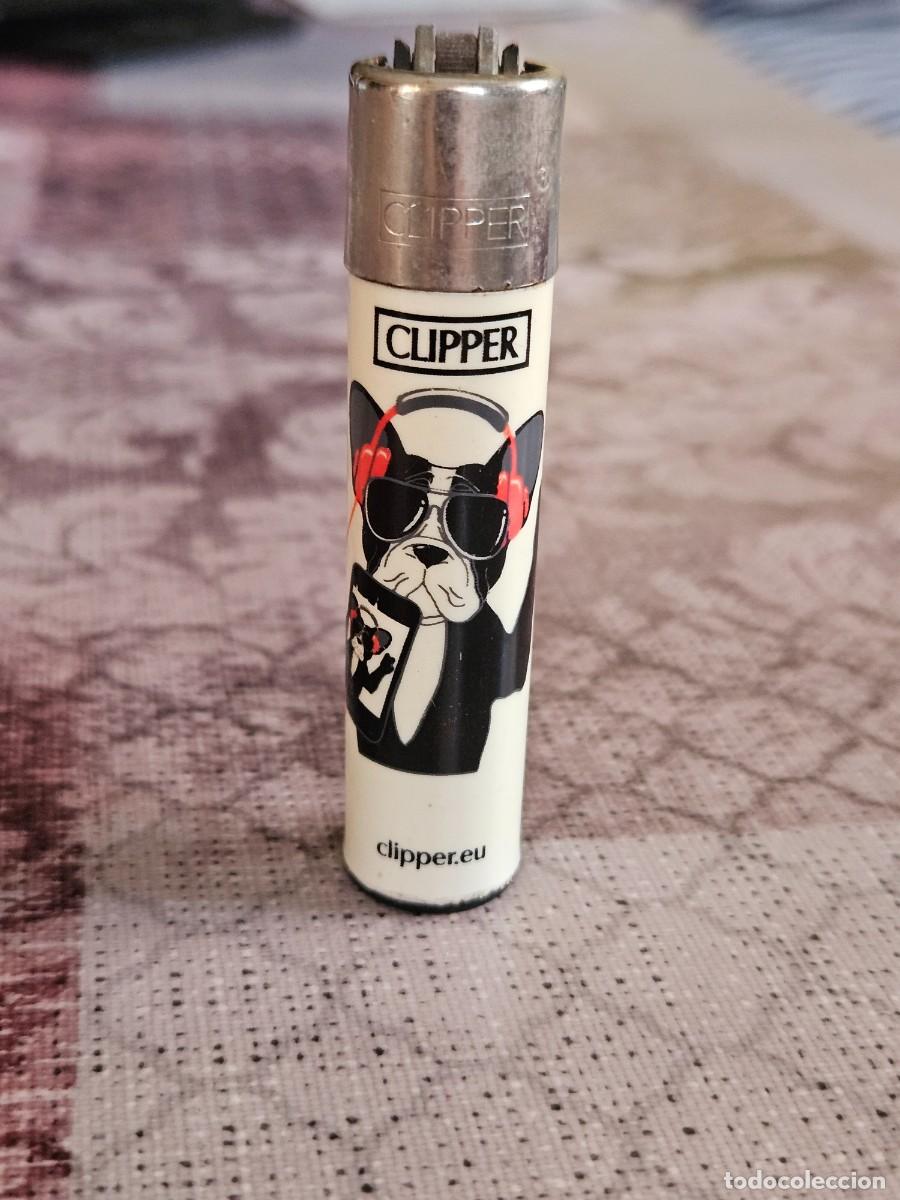 Mecheros: Mechero/ Encendedor Recargable Marca Clipper Bulldog Franc&eacute;s, Funciona Bien.