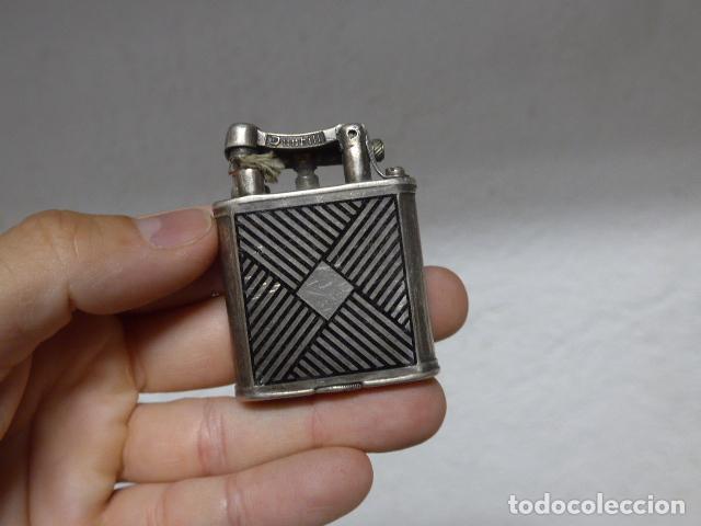 Mecheros: Antiguo mechero DUNHILL creo de plata, original.